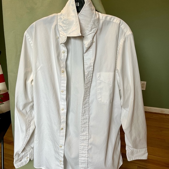 15-34 CC Hughes white pin point Oxford button down Shirt - Picture 3 of 10